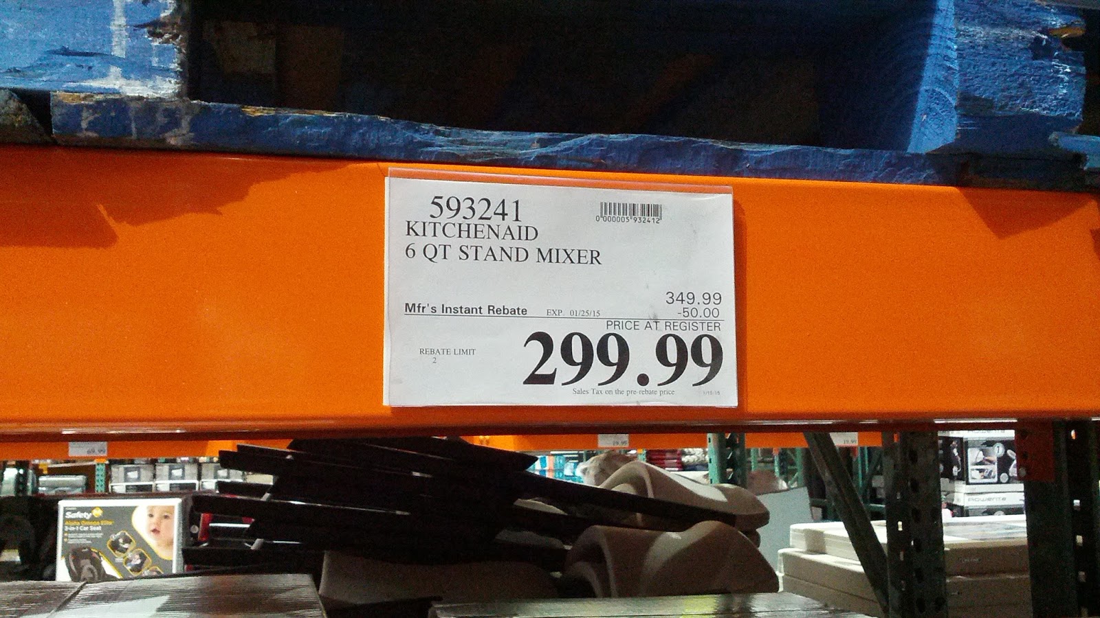 KitchenAid KSM6573COB 6 qt Stand Mixer Costco Weekender