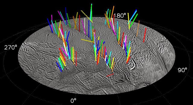 NASAs Cassini spacecraft Saturns icy moon Enceladus secrets...