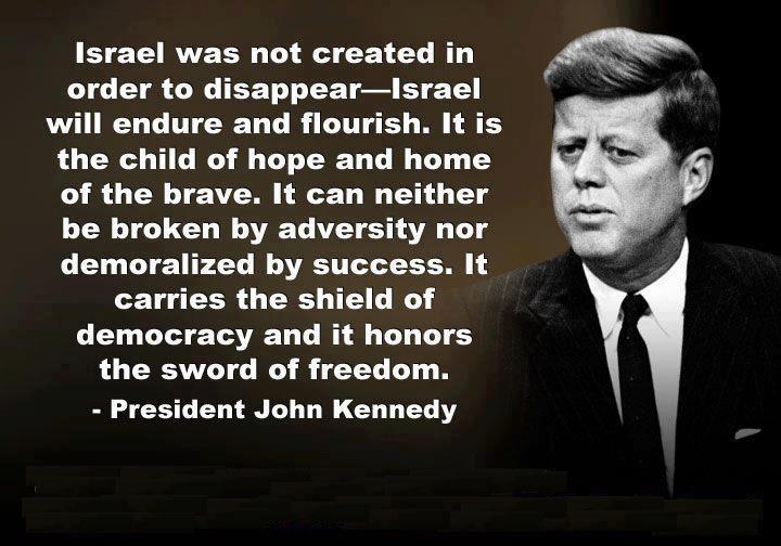 Political Pistachio: President Kennedy Defended Israel.