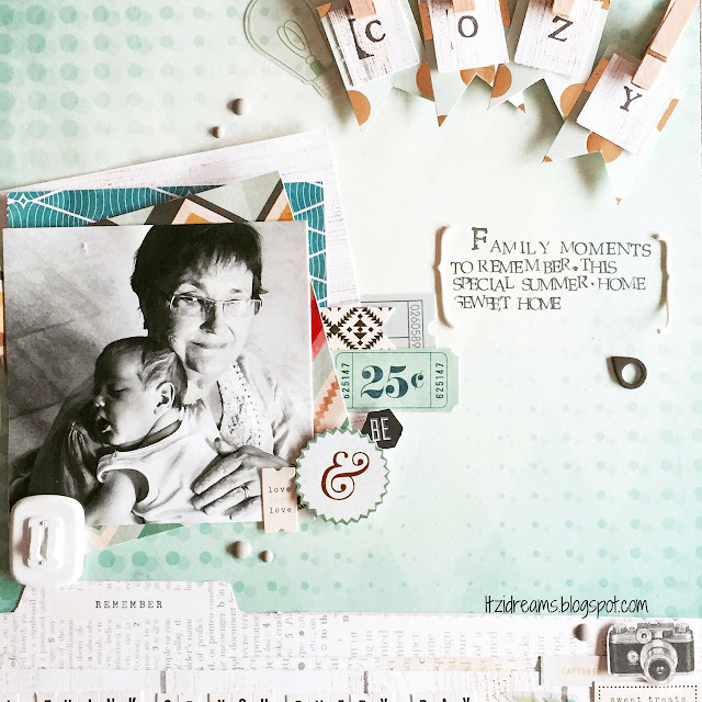 Layout, reto setiembre scrapaddictes, carpeta alterada, Scrapbooking, Scrapbook, remember, simple and clean.