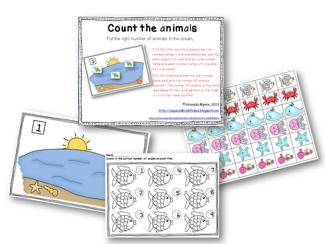 A special kind of class: Under the Sea Math