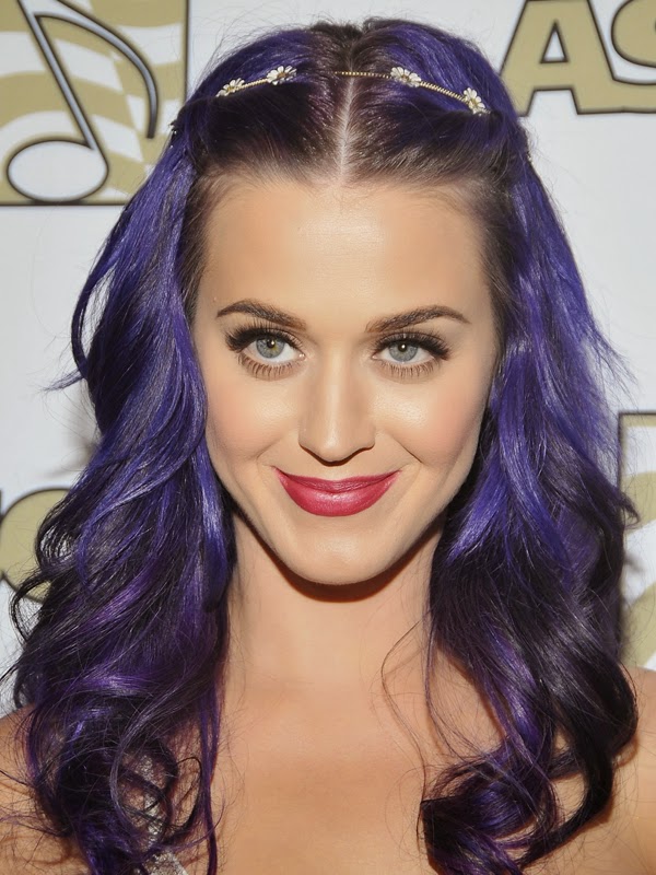 Katty perry blue Ombre hair color ombre hair