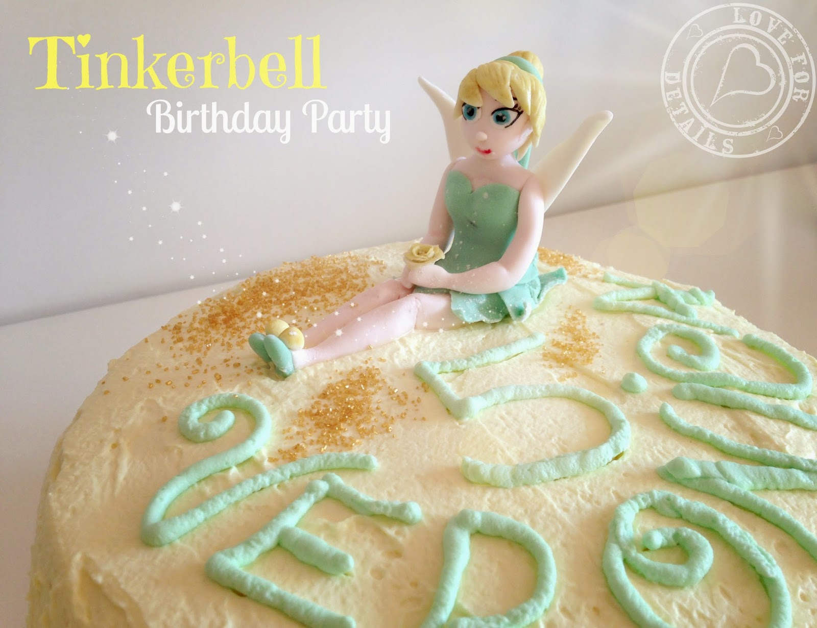 Tinkerbell birthday cake
