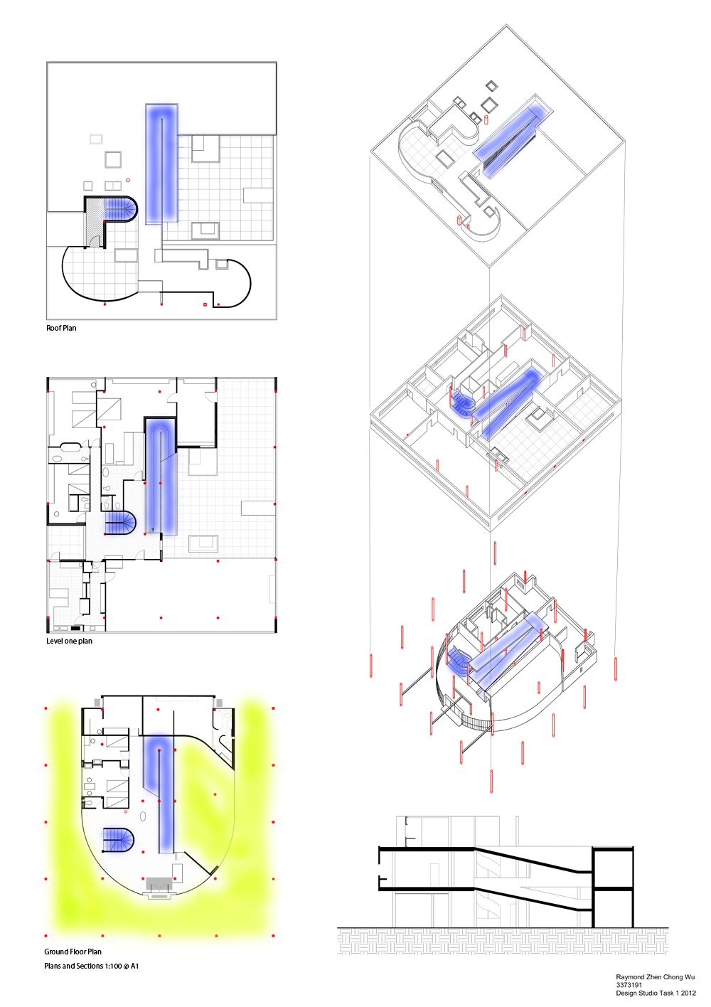 Raymond Wu Studio 3 Task 1 Villa Savoye