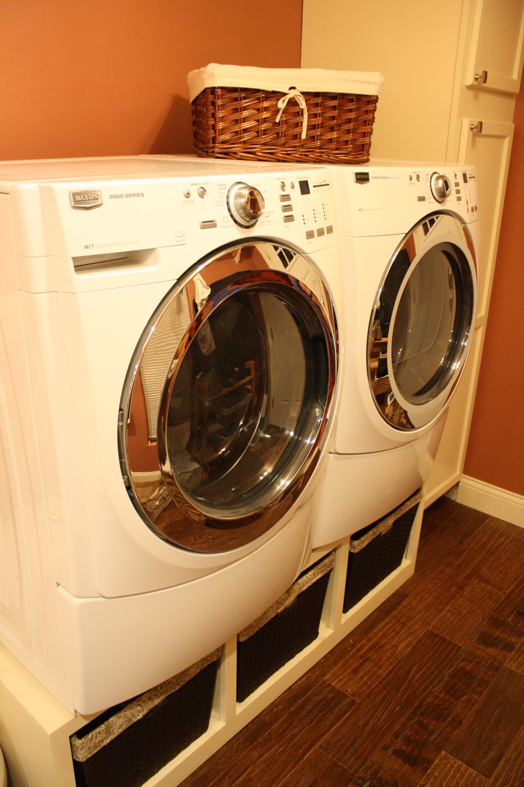 The House is Going to be Great DIY Washer Dryer Riser