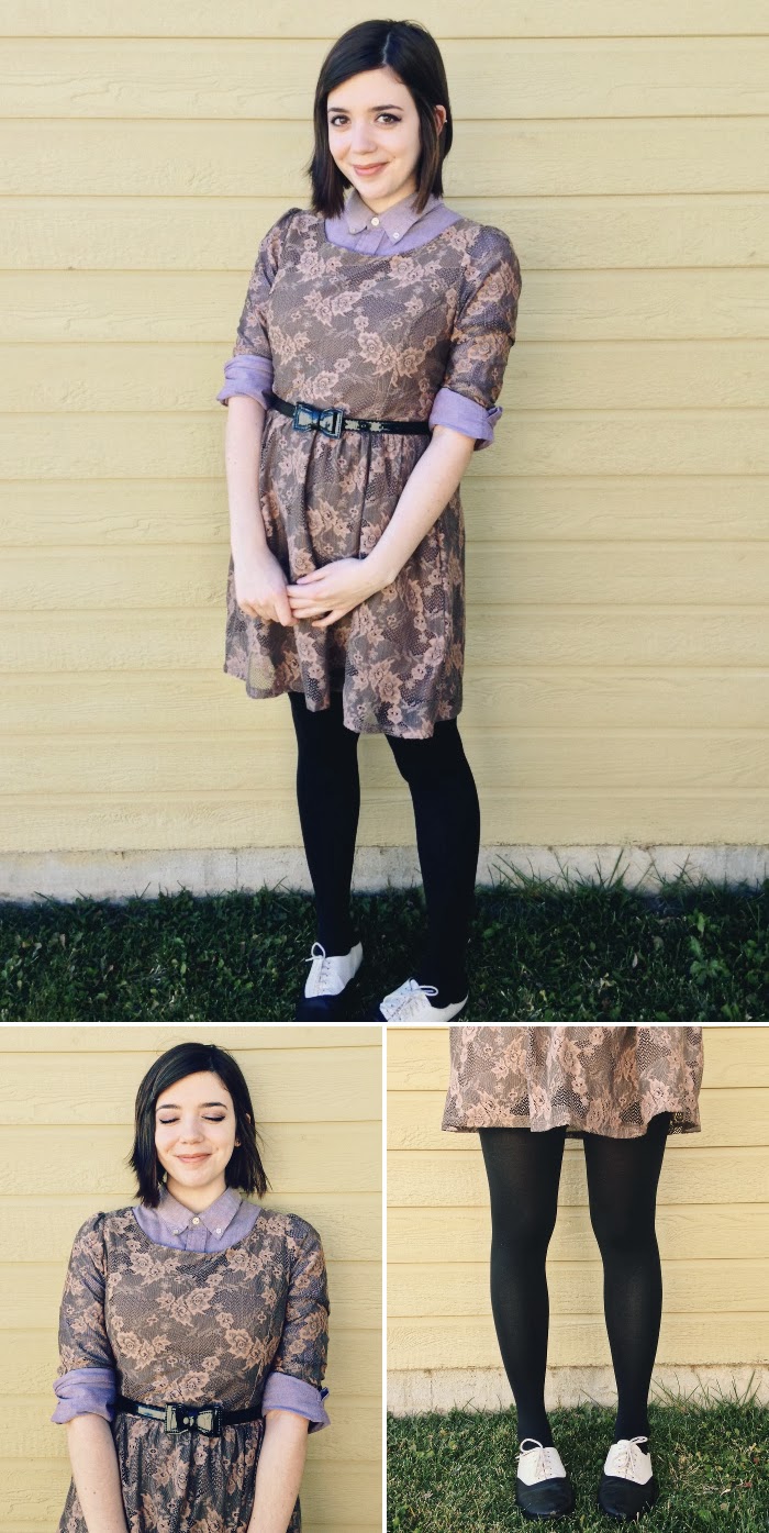 oh whimsical me Lace Dress 4 Ways for Fall/Winter