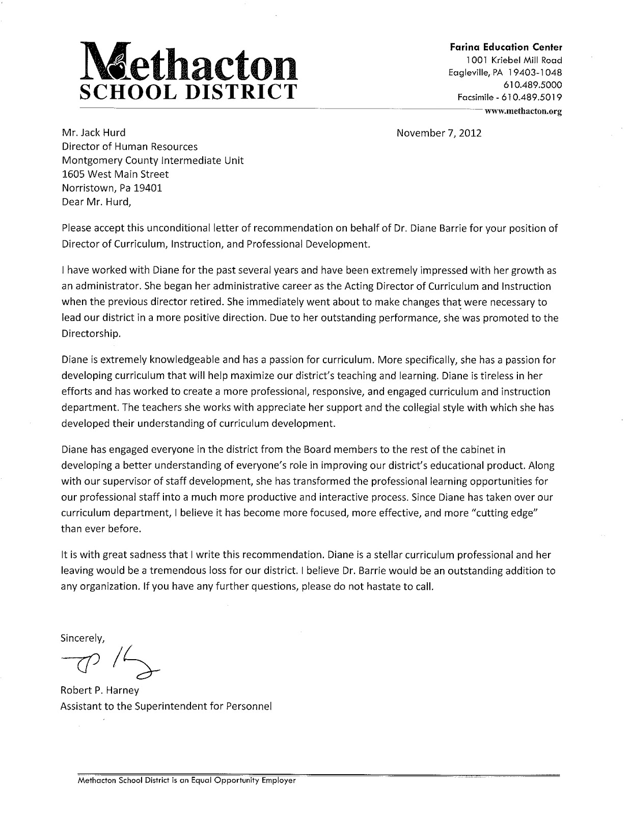 Cover Letter Eg