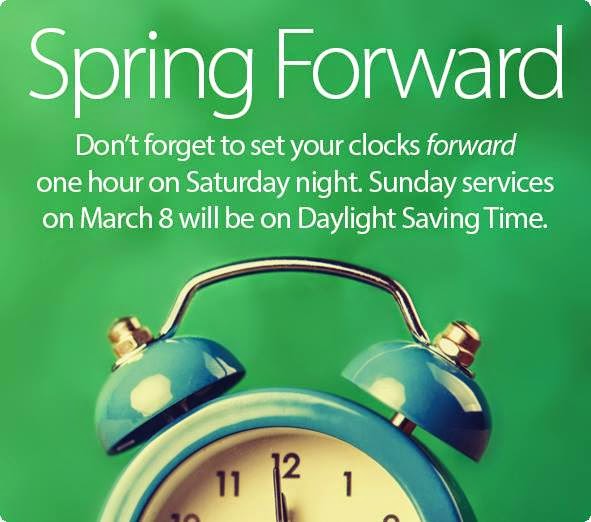 *Gospeldriven Disciples Spring Forward Tonight!