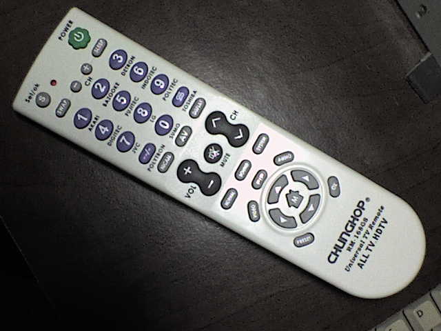 Kode Remote CHUNGHOP RM168GS/RM168B + cara setting