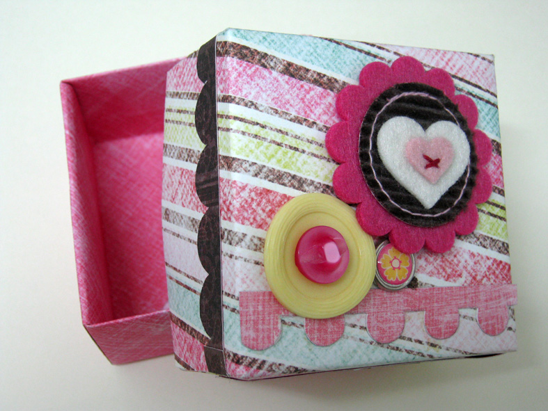 scrappin it Designer Crafts Connection Baby Shower Box