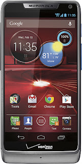 Motorola MOTXT907S - DROID RAZR M 4G LTE Mobile Phone - Platinum (Verizon Wireless) 
