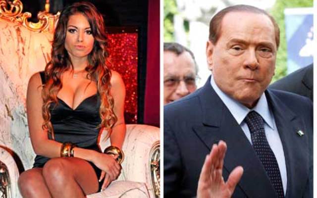 Perdana Menteri Italia Silvio Berlusconi-Karima El Mahrough