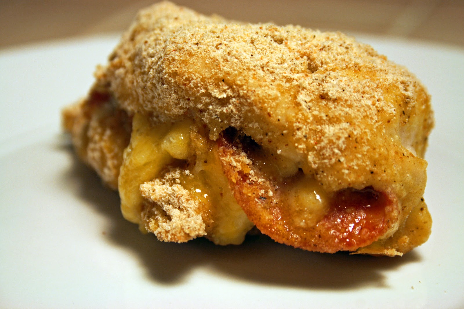 Lazy Gluten Free Pepperoni Stuffed Chicken