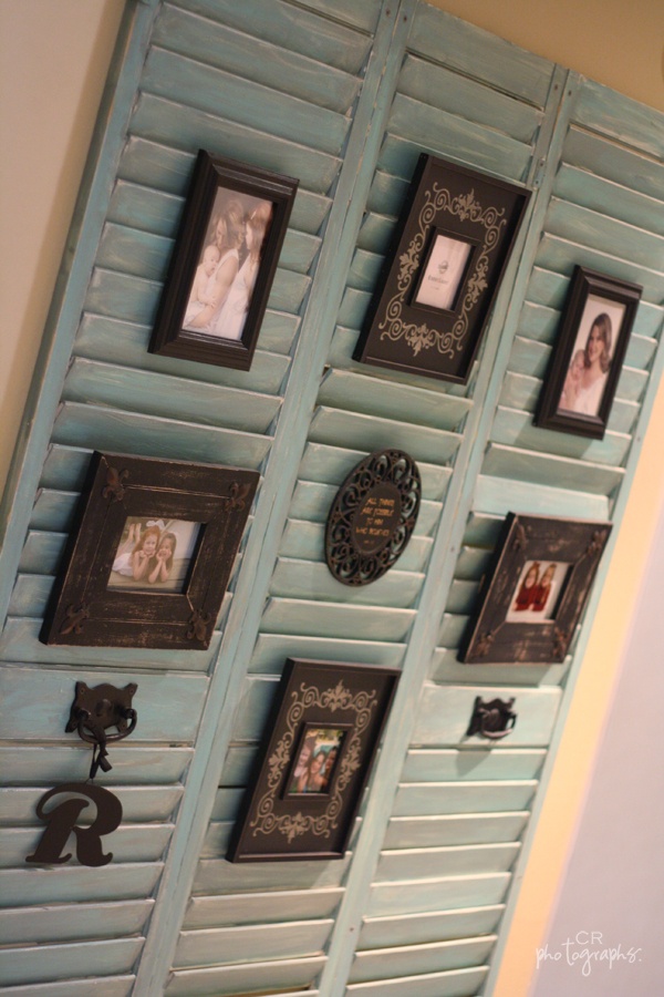 How to Recycle Upcycling Old Window Panel & Shutters