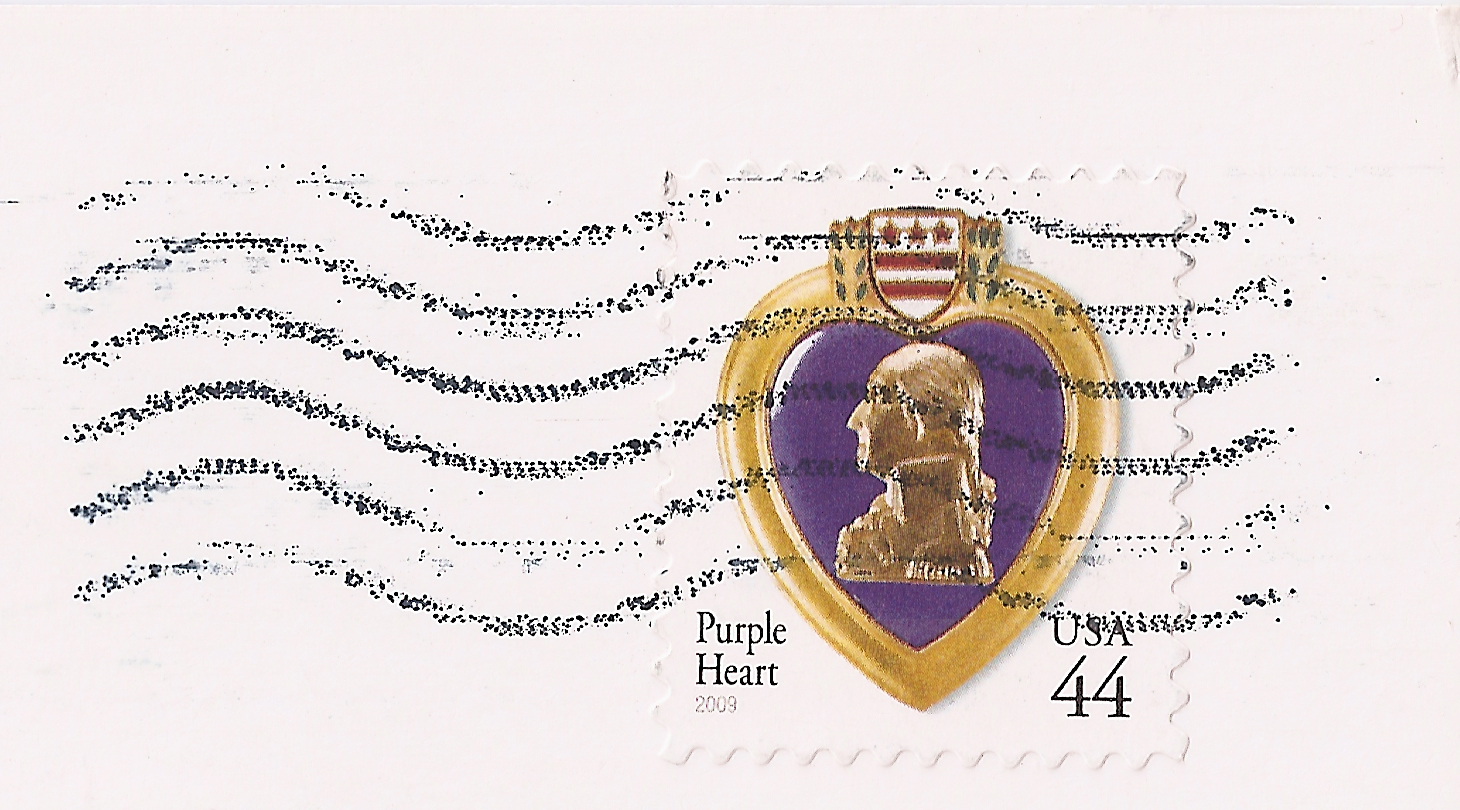 Purple Heart Stamp