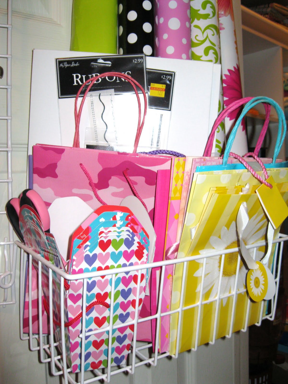 home.made. Gift Wrap Organizer