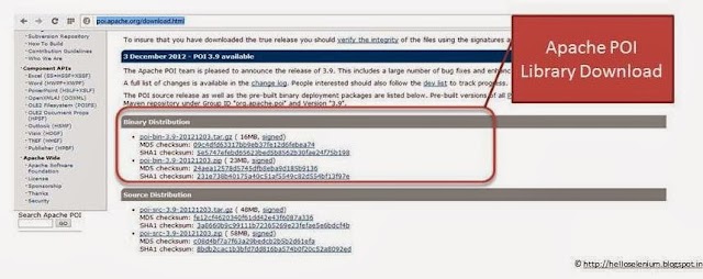 WHAT IS APACHE POI LIBRARY?