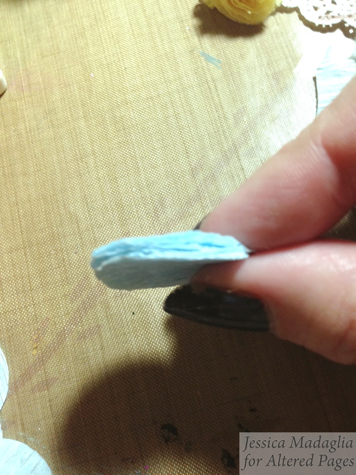 Crepe Paper flower boxes