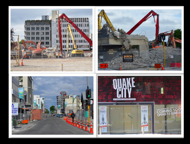 Christchurch being rebuilt after the devastating 2011 earthquake.