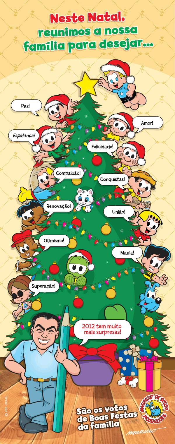 Mensagem de Natal da Turma da Mônica Turma da Mônica Jovem Mania