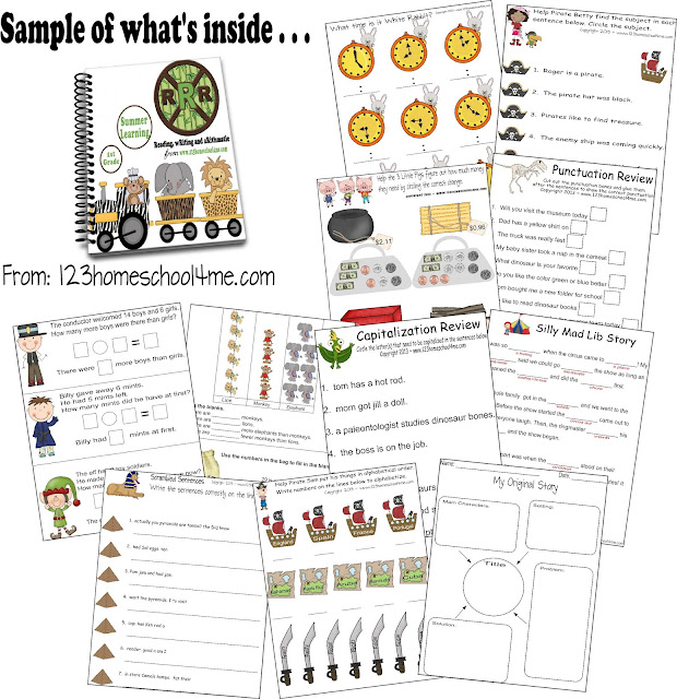NEW 106 FIRST GRADE SUMMER WORKSHEETS | firstgrade worksheet