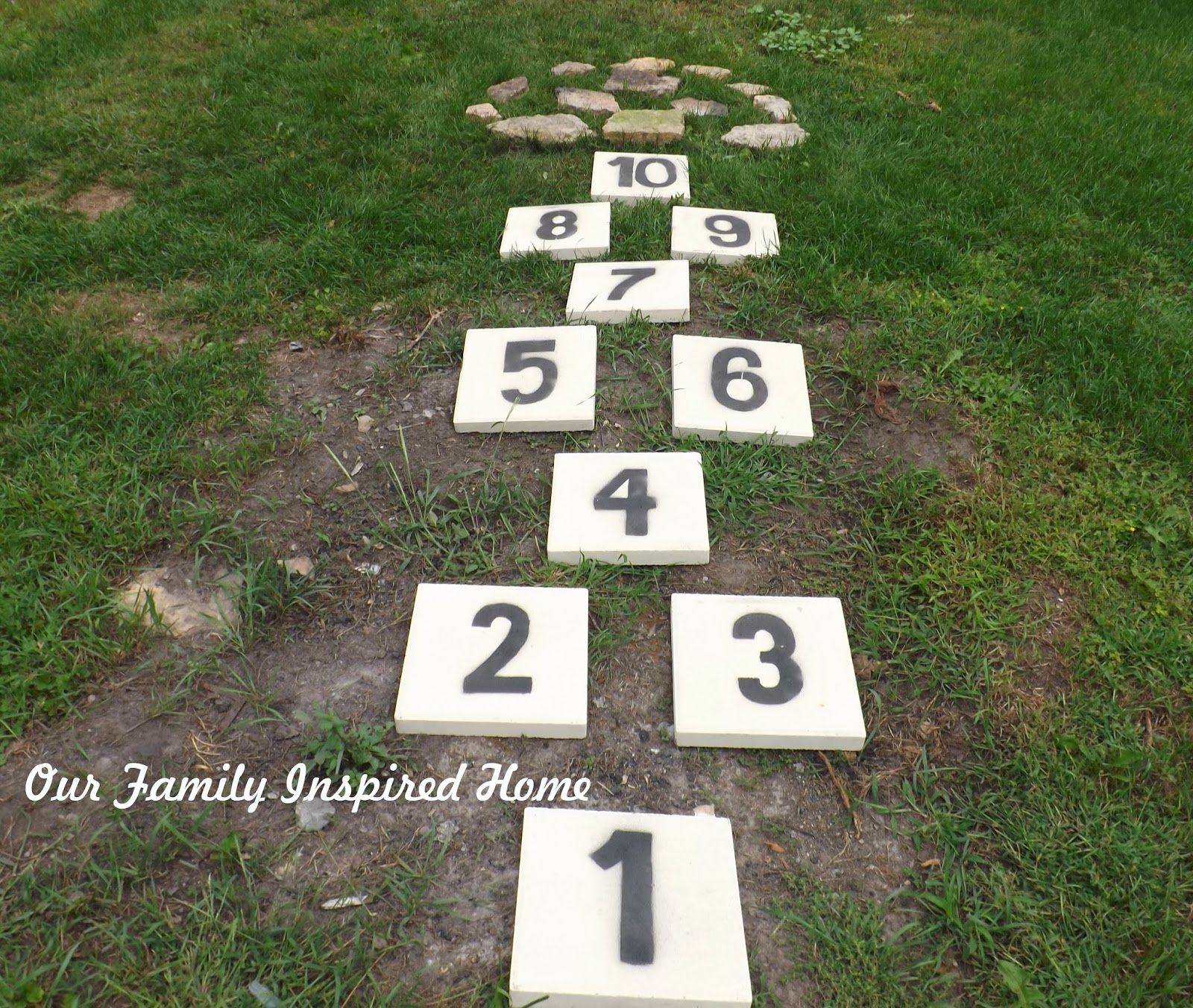 Our Family Inspired Home Hopscotch!