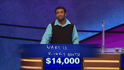 Jeopardy contestant answers Kinky Boots instead of Jewish hymn Rock of Ages