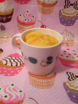 Mug cake coeur caramel au beurre salé Mug cake coeur caramel au beurre salé