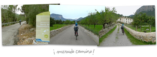 En bicicleta por Mallorca entregando currículum