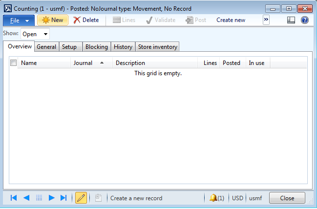inventory counting