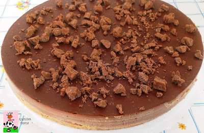 Tarta De Queso Y Chocolate