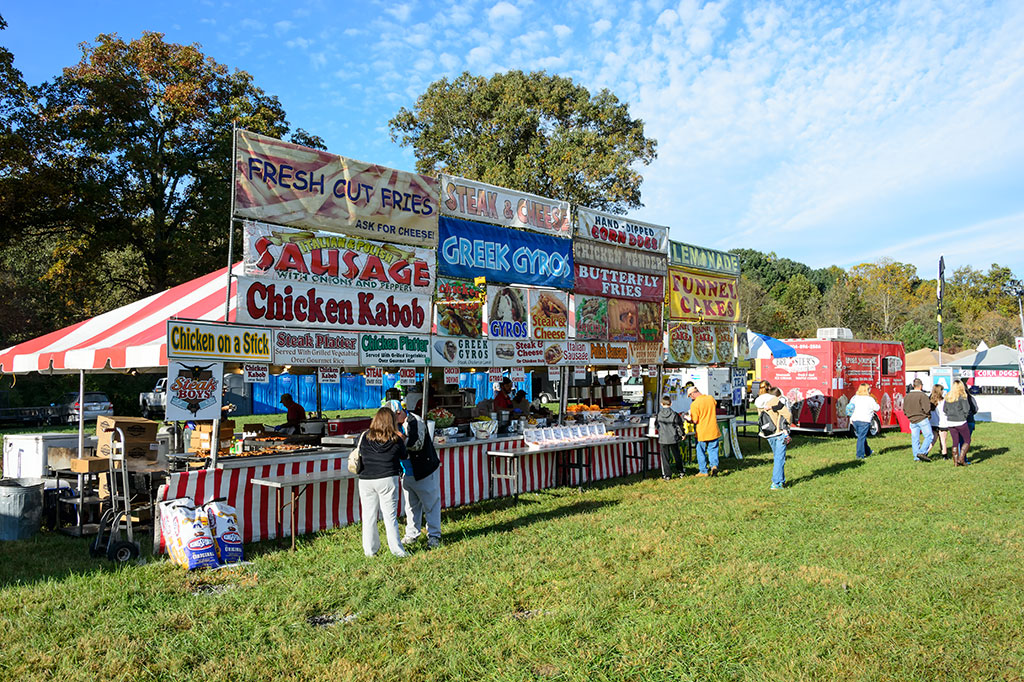 Food vendors at the Carolina BalloonFest