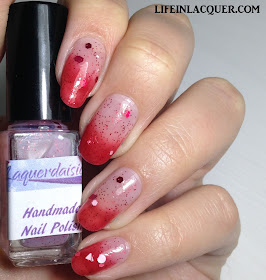 laquerdaisical Candy Caned swatch and review indie polish uk