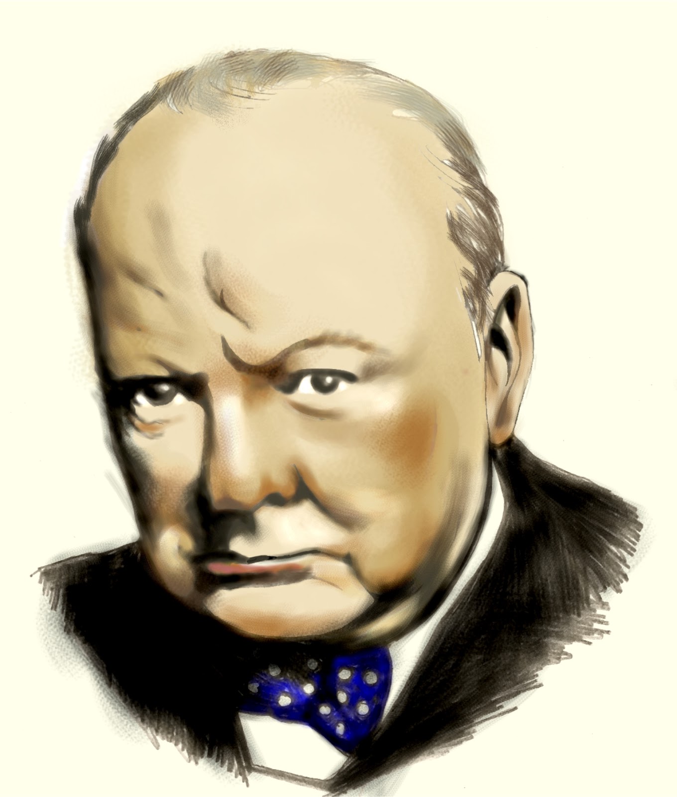 Winston Churchill Caricature