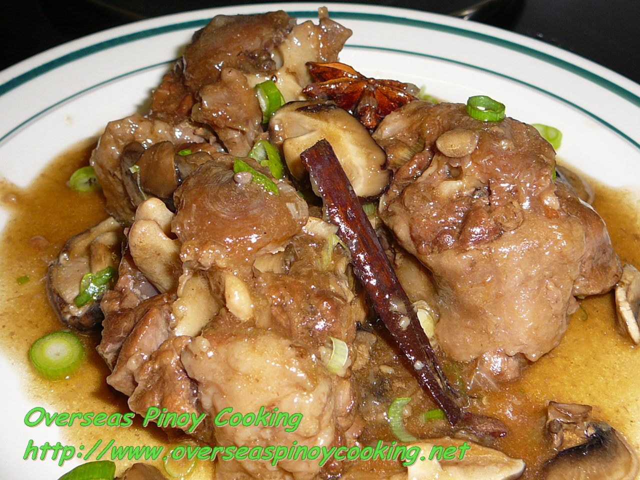 Oxtail with Mushroom and Oyster Sauce Filipino Recipe