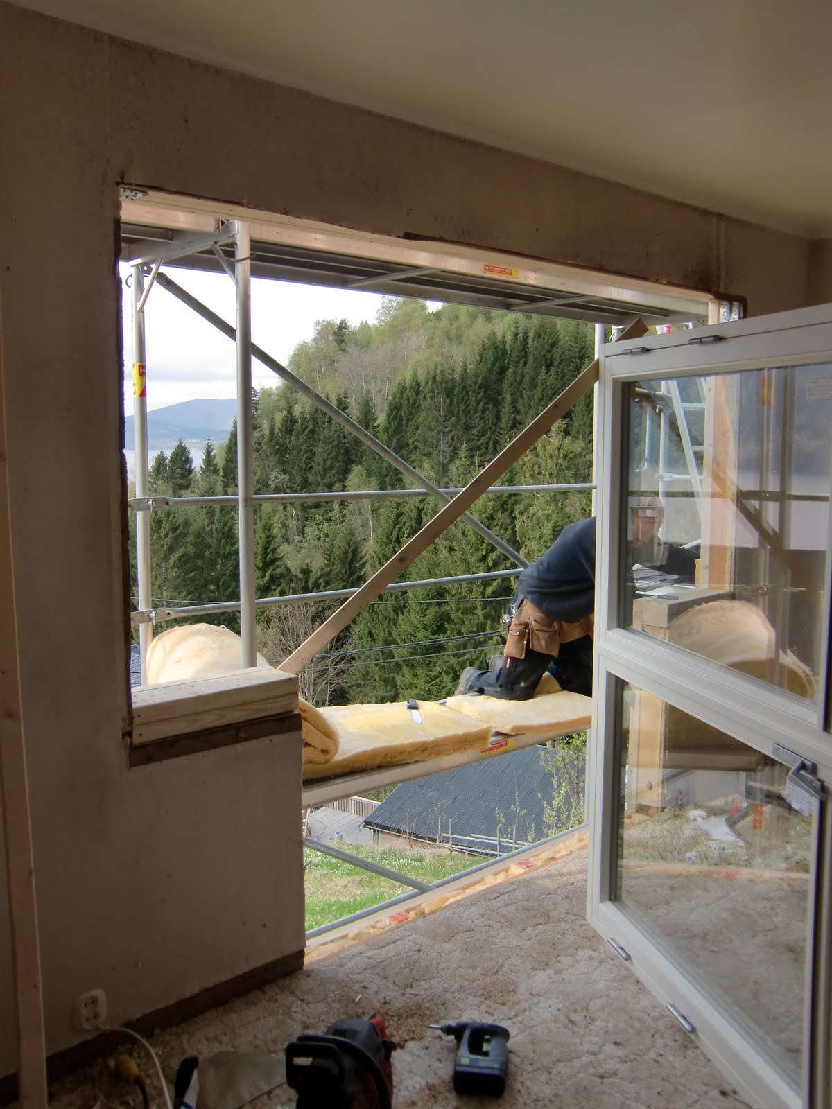 Norheim op Dyrkorn / Norheim på Dyrkorn: Nye verandadører / nieuwe