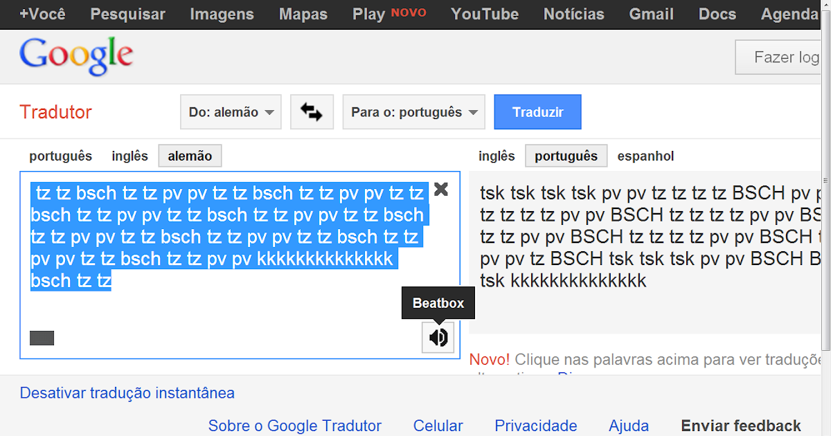 Aprenda a fazer Beat Box com o Google Tradutor