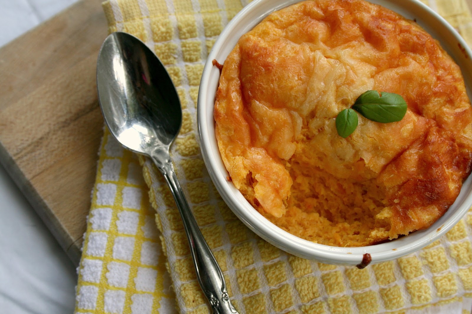 Annie à la Mode Savory Sweet Potato Souffle