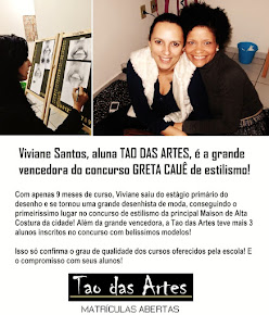 Aluna TAO DAS ARTES ganha concurso!