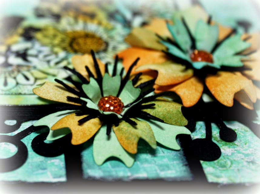 Paper Creations by Shirley Gelli Plate Print and Alcohol Inks