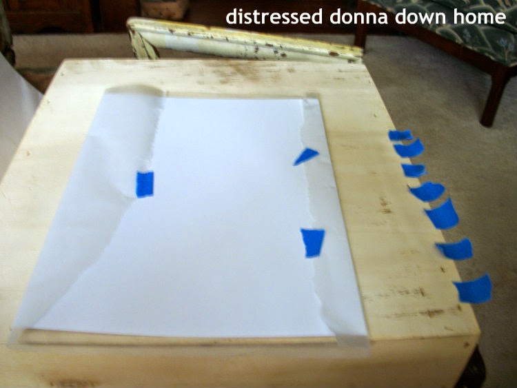 Distressed Donna Down Home Waxed Paper Transfers