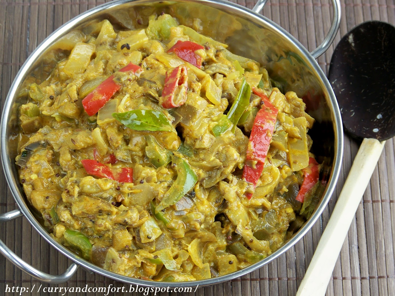 Kitchen Simmer: Eggplant Curry- Vegan