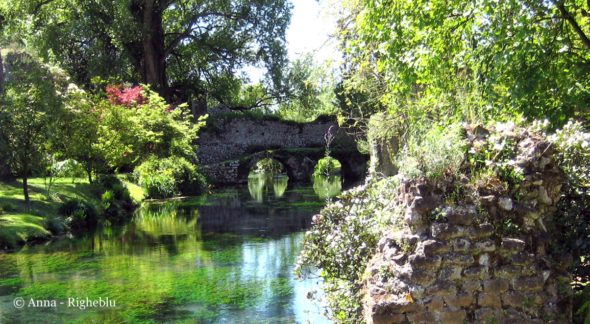 Righeblu: Il giardino di Ninfa