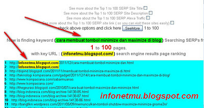 Cara mengetahui peringkat blog di google