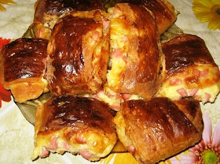 Булочки с ветчиной