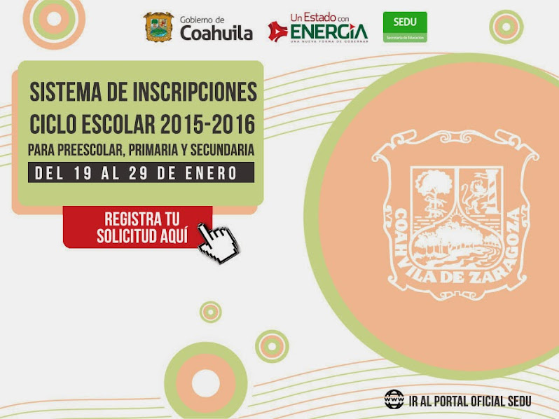 Inscripciones 2015-2016