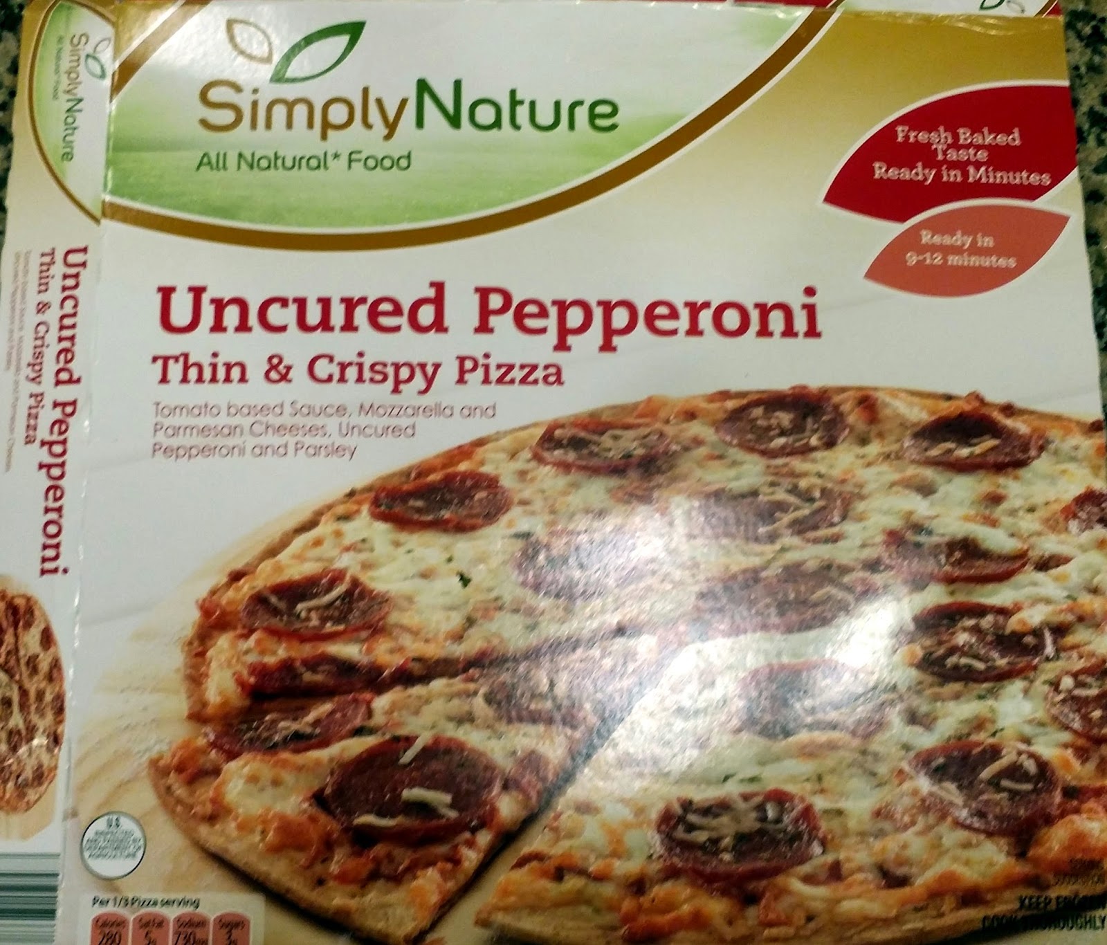 Pizza Quixote Review SimplyNature Uncured Pepperoni Thin & Crispy