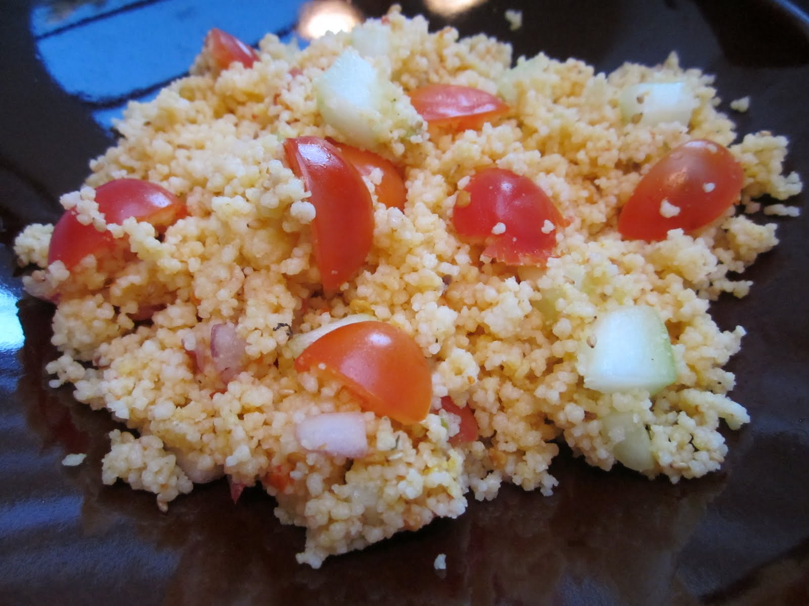 My Mess Their Kitchen Harissa Tempeh with Couscous and Sweet & Sour Okra