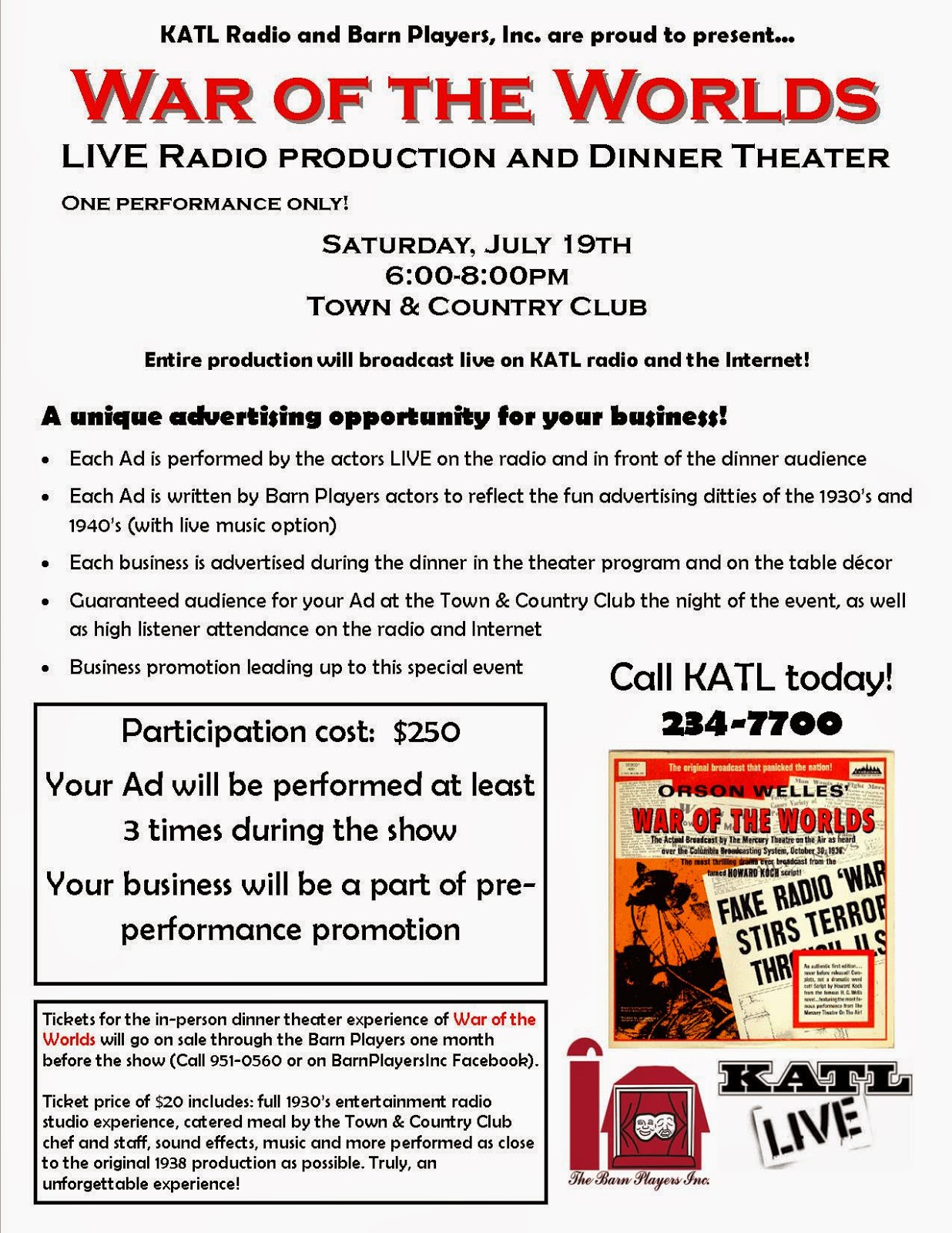 The Barn Players 2014