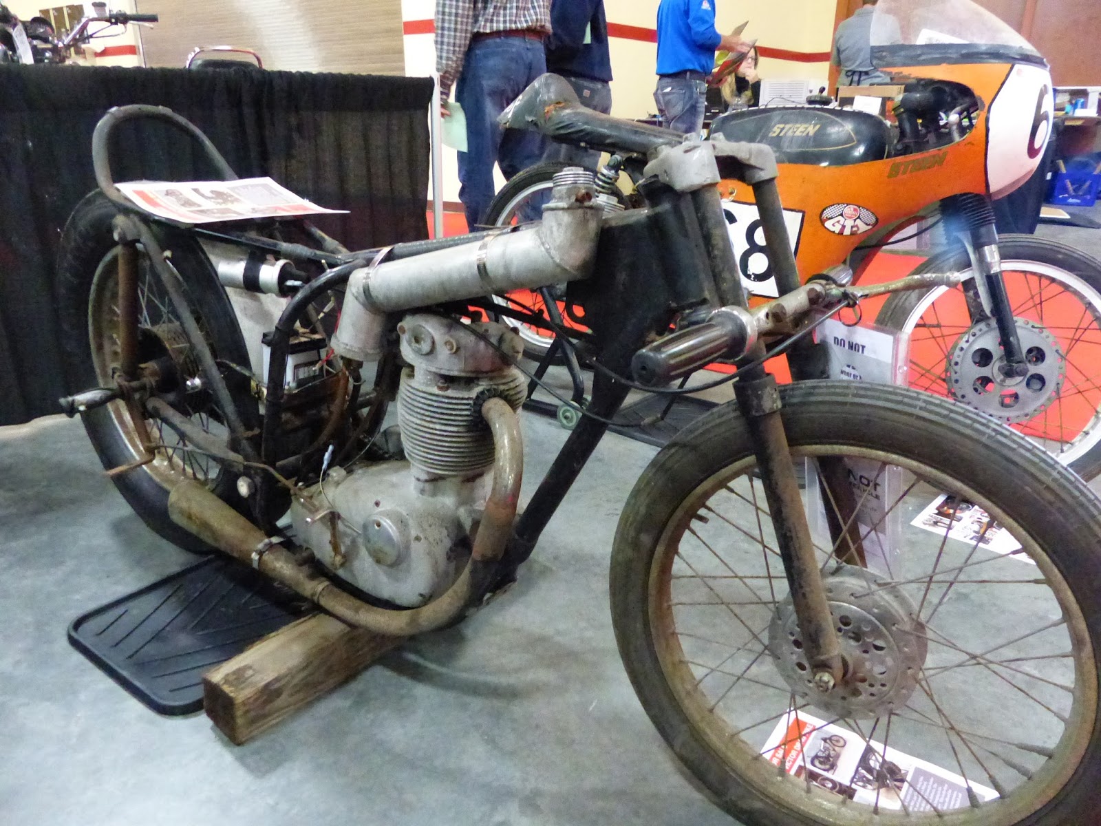 OldMotoDude: 1966 BSA 441 Victor Drag Bike for sale at the 2016 Mecum